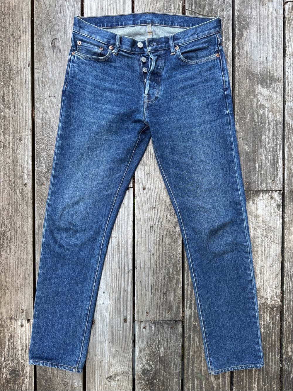 Buck Mason Classic Straight Indigo Jeans